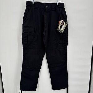 5.11 Tactical Size LARGE 35.5-39 X 32 Series TDU Cargo Pants Black Style 74003